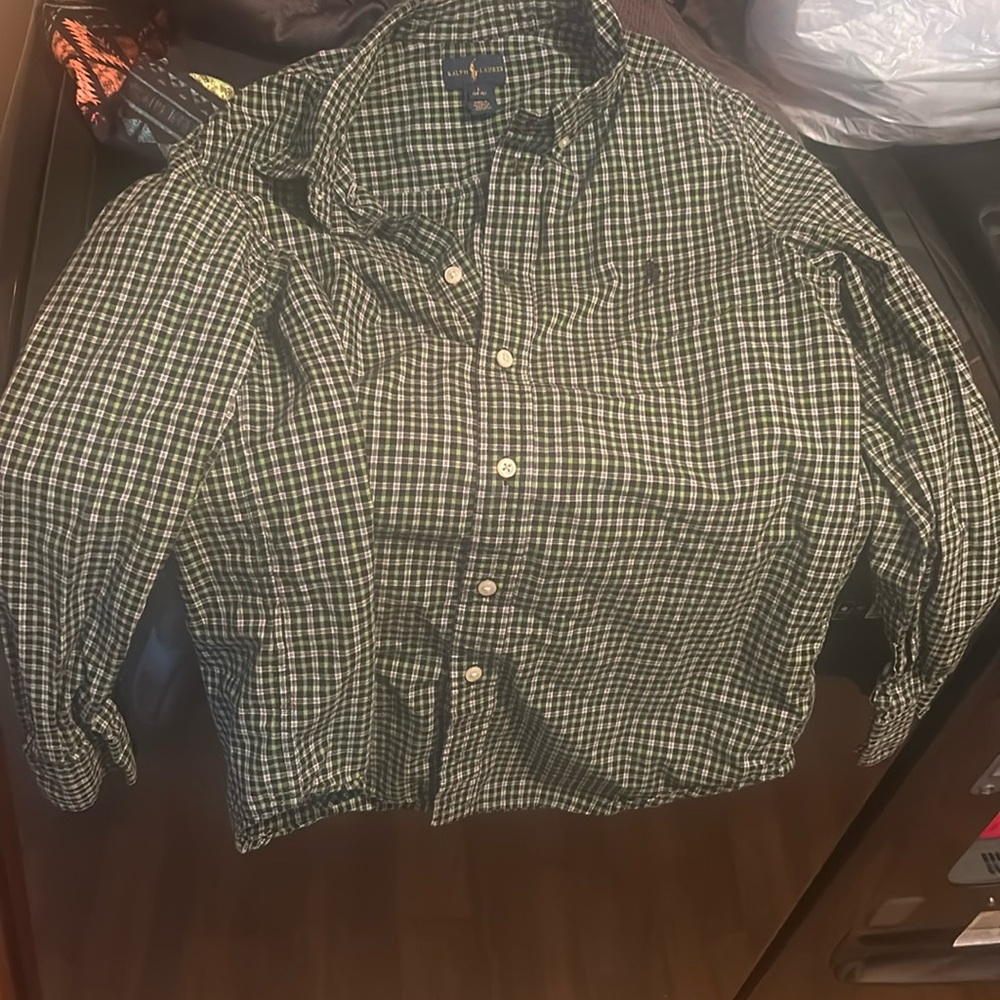 Ralph Lauren button down large boys